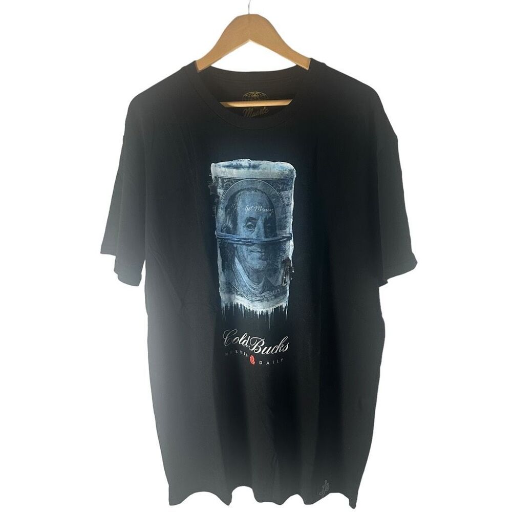 NWT Cold Bucks Hustle Daily T-shirt Men’s XL | Streetwear Urban HipHop Popular